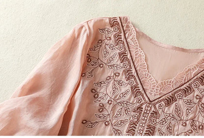 ALICE LINEN BLOUSE