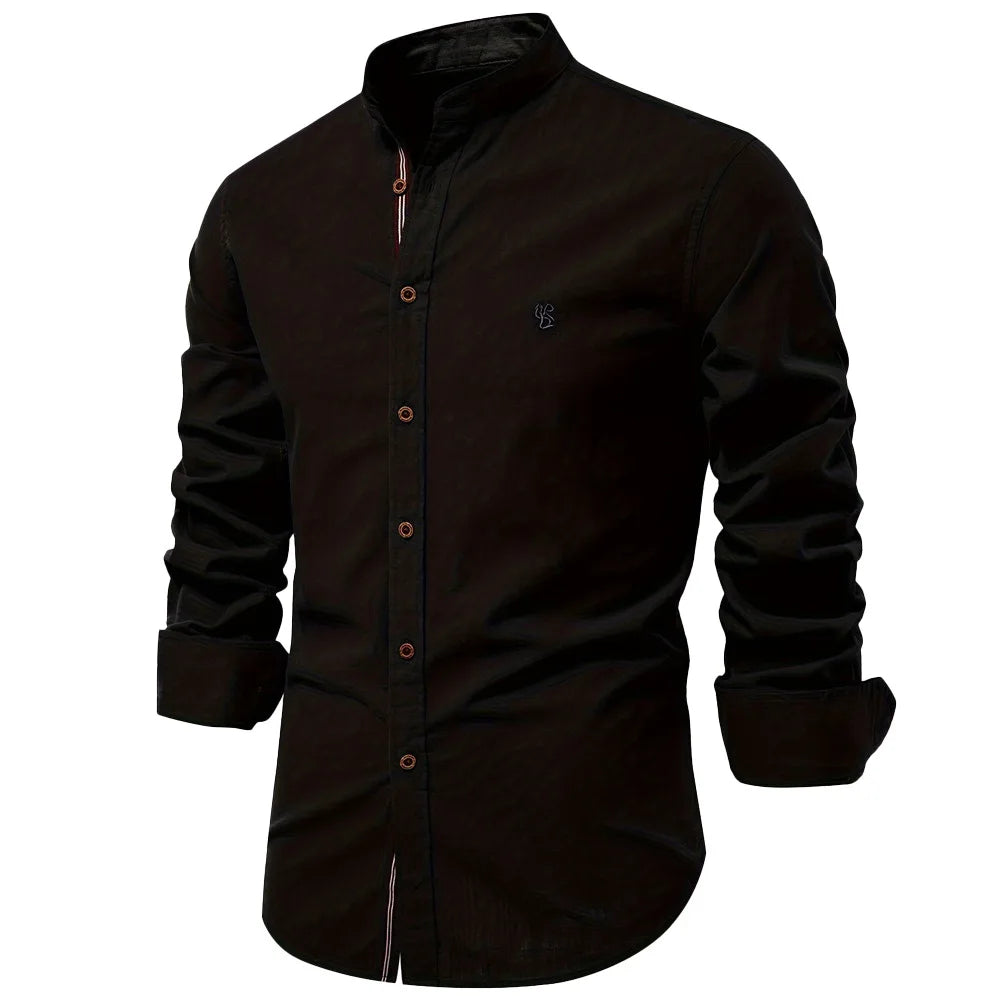 THE MAYFAIR LINEN BLEND SHIRT