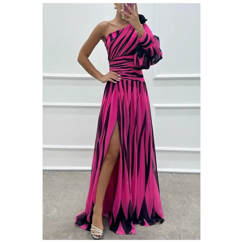 ELEGANT SPLIT MAXI DRESS