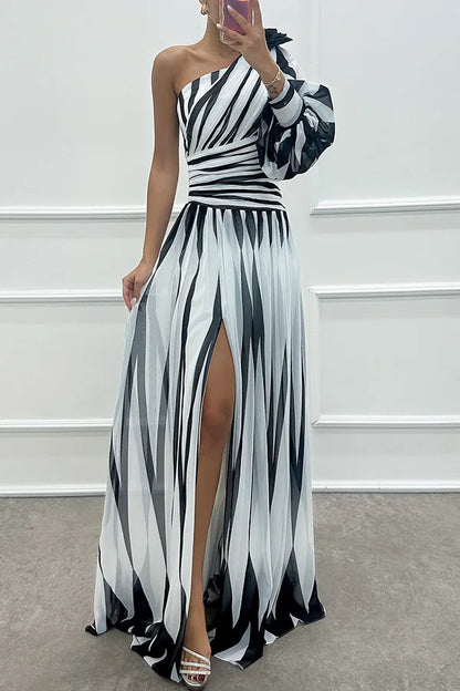 ELEGANT SPLIT MAXI DRESS