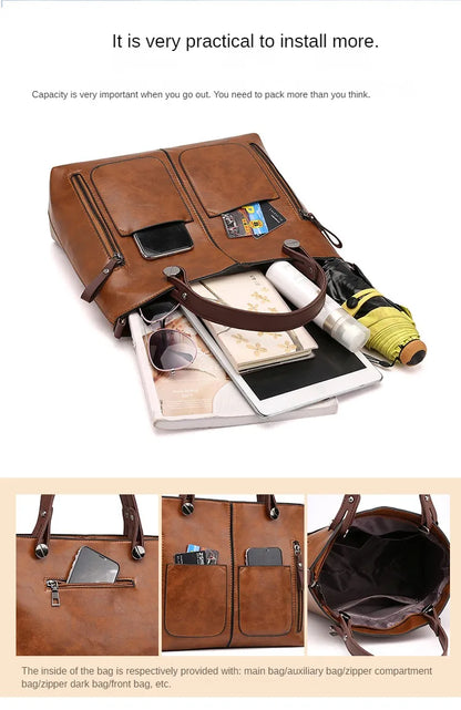 NOVA  LEATHER  SHOULDER BAG