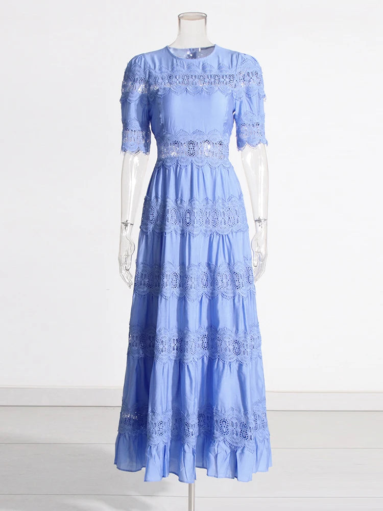 Eleanor Lace Embroidery Dress