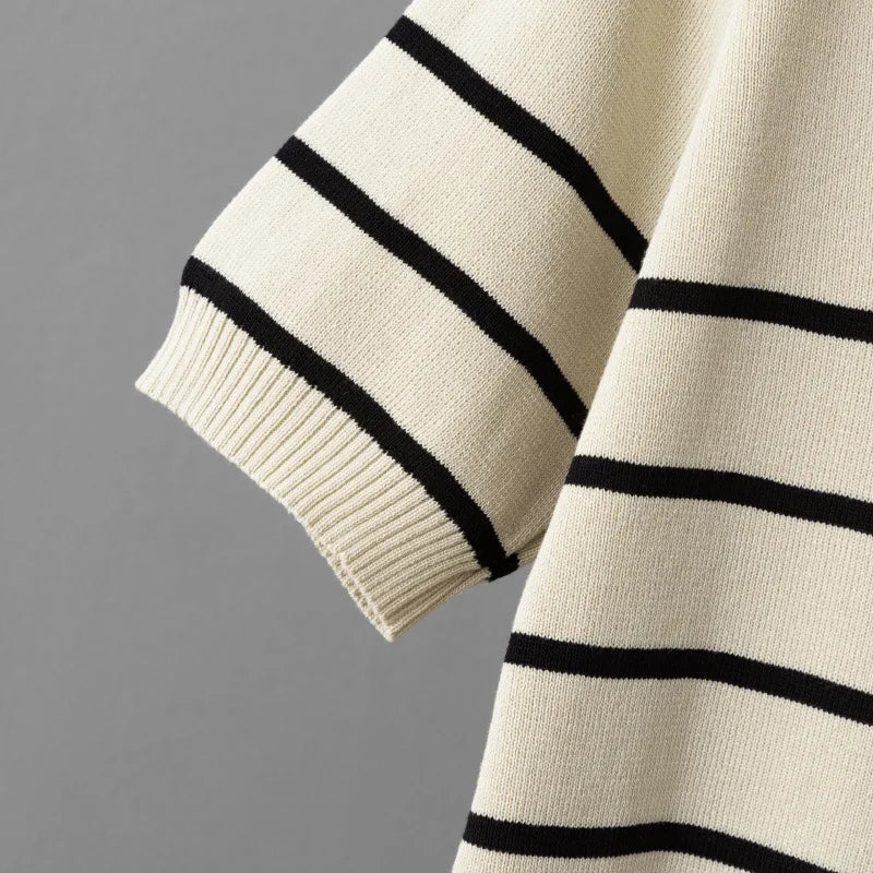 OLIVIA STRIPED KNIT SET