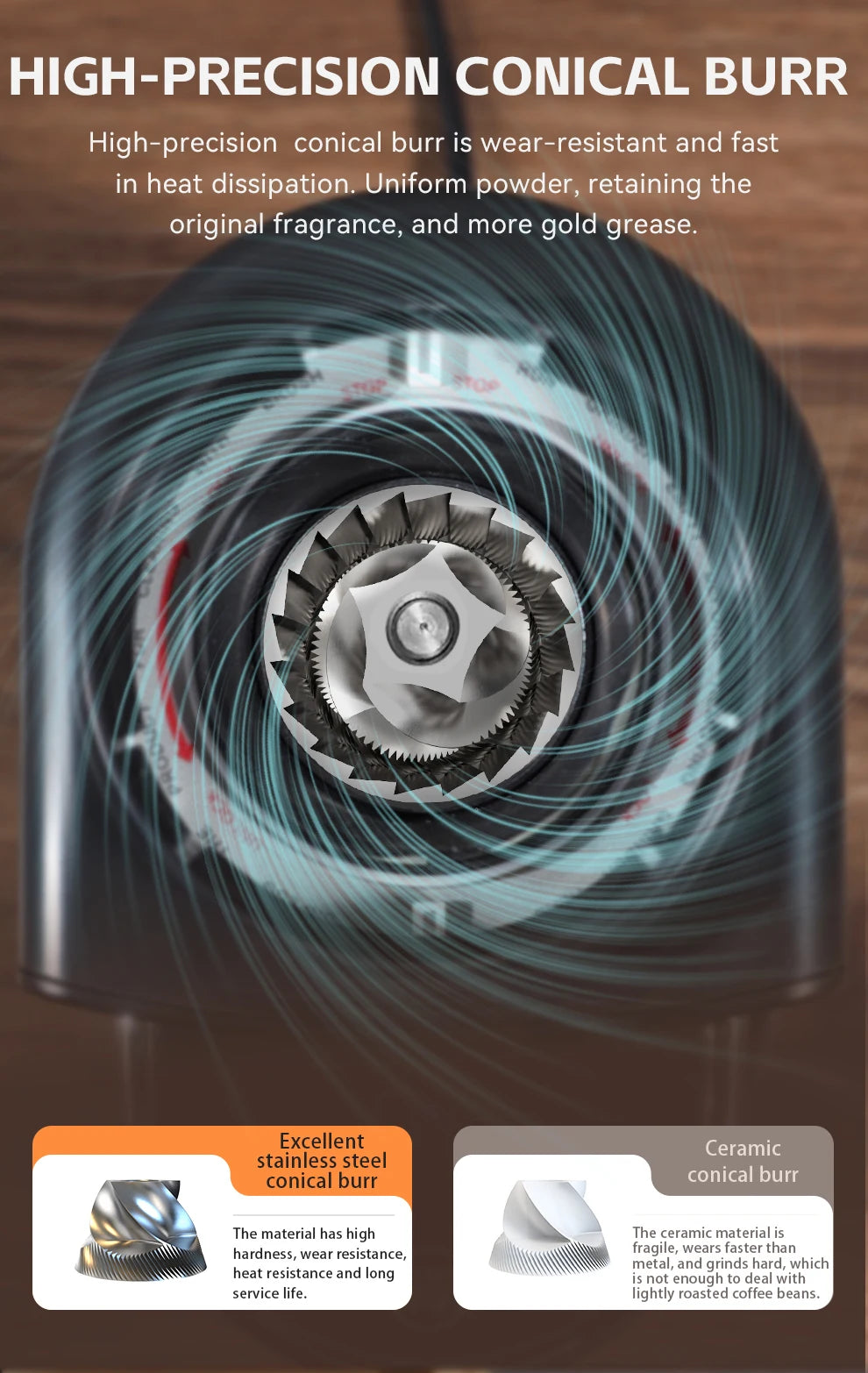 THE HIBREW CONNOISSEUR GRINDER