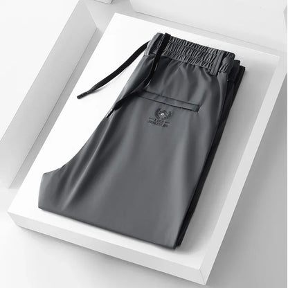 James Ice Silk Casual Pants