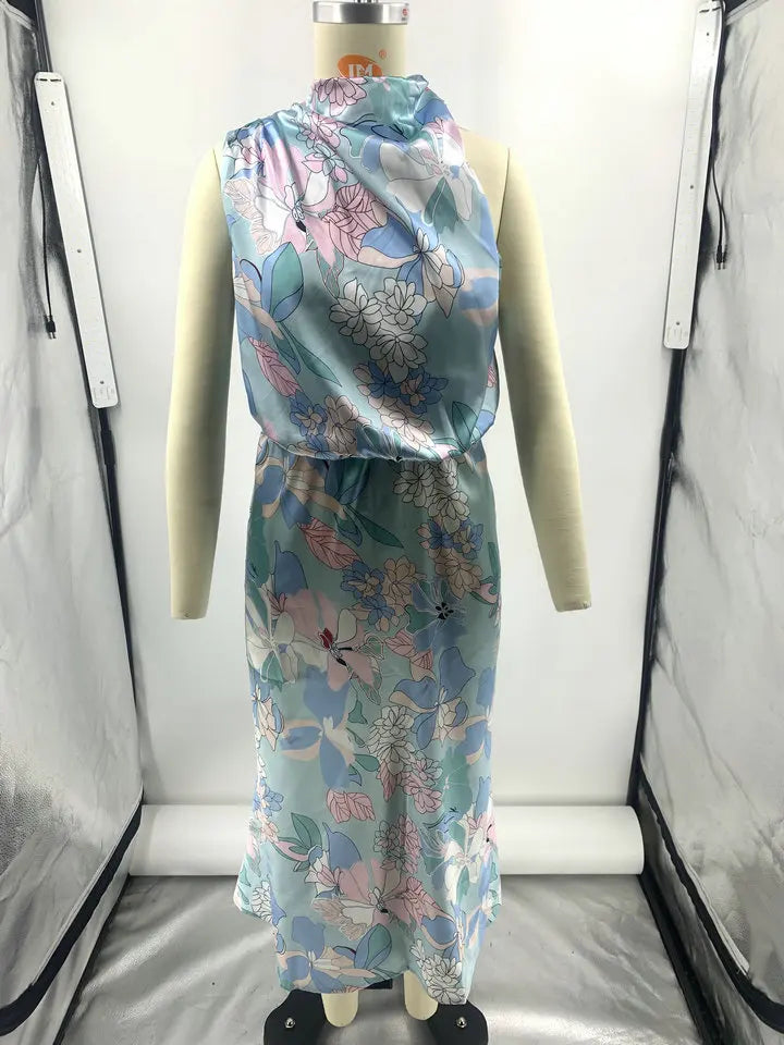 Evelyn Rose Satin Dress