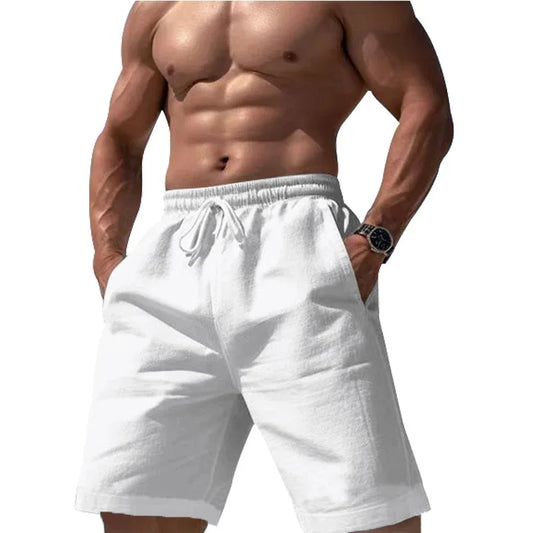RYDER LINEN JOGGER SHORTS