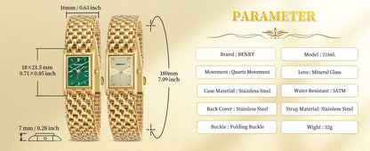 Daisy Belle Gold Watch by BERNY