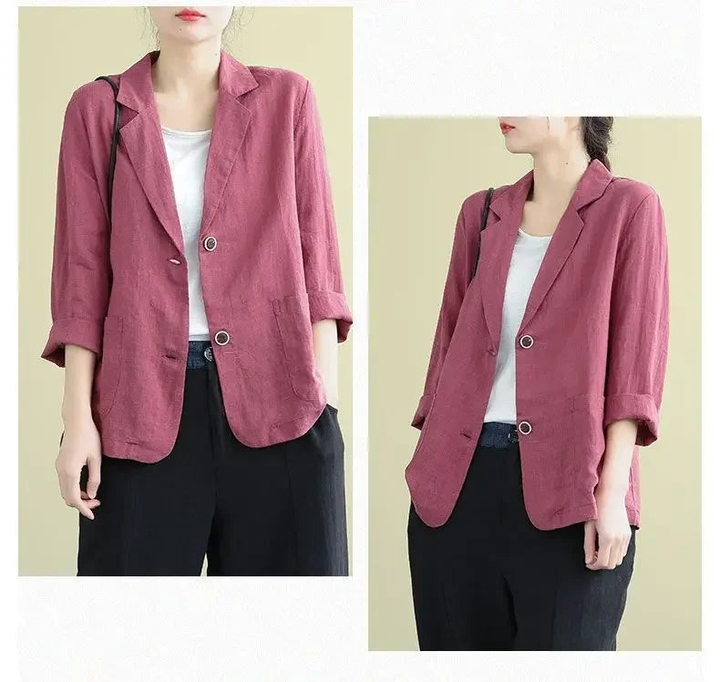 Edith Linen Light Jacket