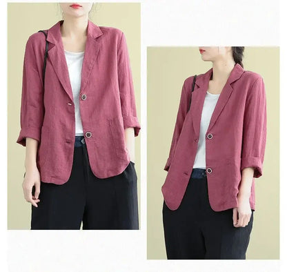 Edith Linen Light Jacket
