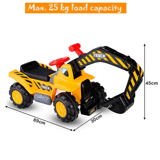 🚜LittleDigger Ride-On Excavator Toy