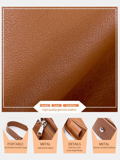 DAISY LEATHER HOBO BAG