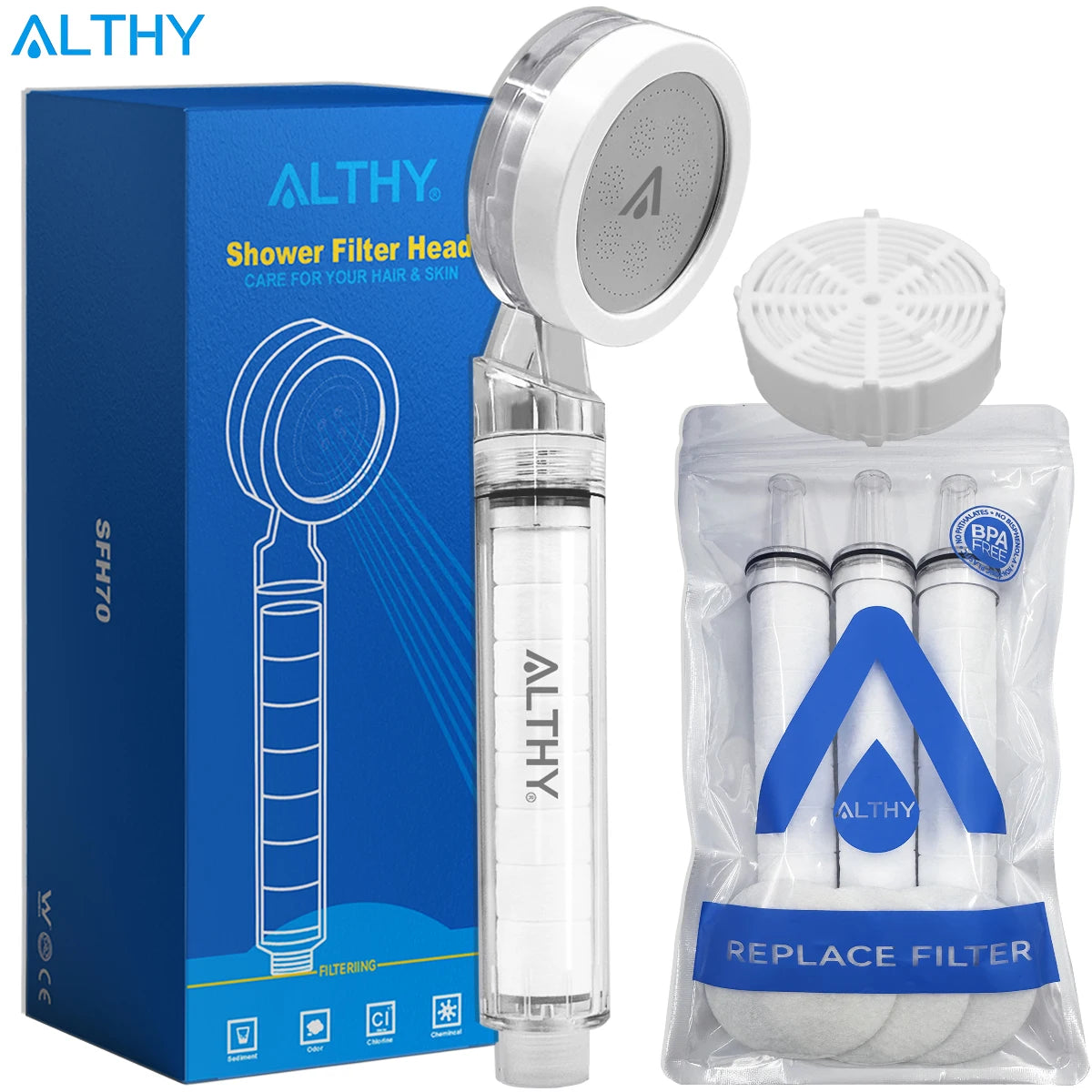 SOPHIE’S SPA-FLOW FILTERED SHOWER HEAD