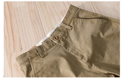 EDWARD CASUAL COTTON CARGO SHORTS