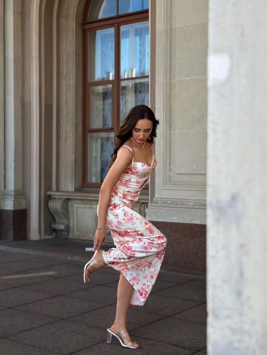 FREYA’S FLORAL SUNLIT MAXI