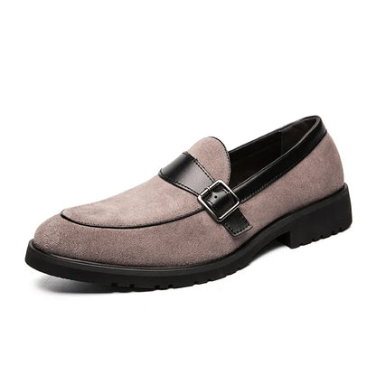 Theo Crest Leather Loafers