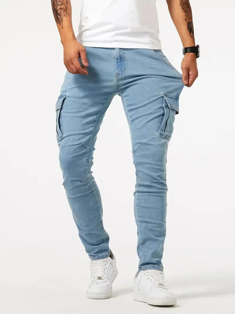 MAX | DENIM CARGO PANTS