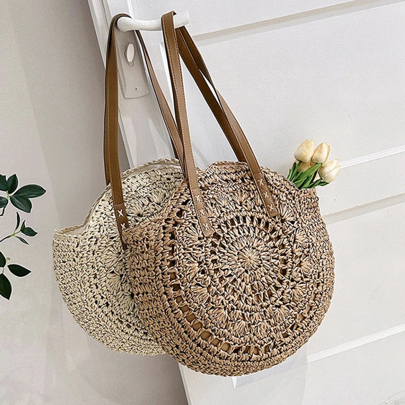 THE PORTOFINO STRAW TOTE