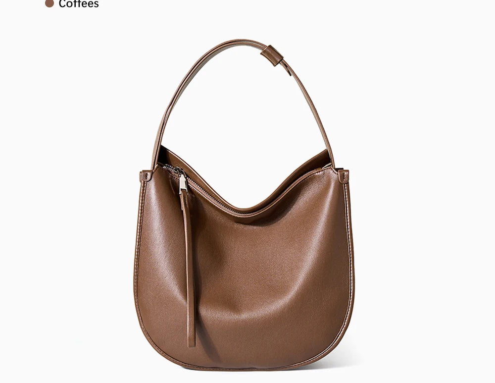 DAISY LEATHER HOBO BAG