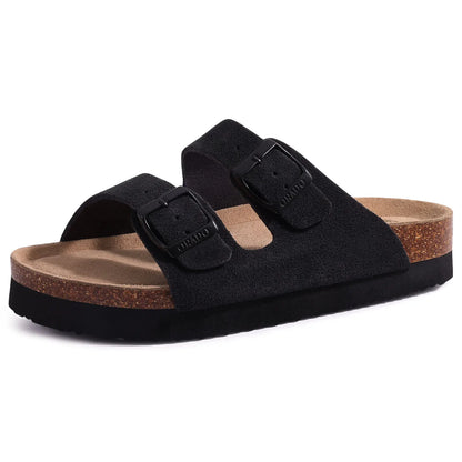 Kidmi Women’s Suede Buckle Sandals