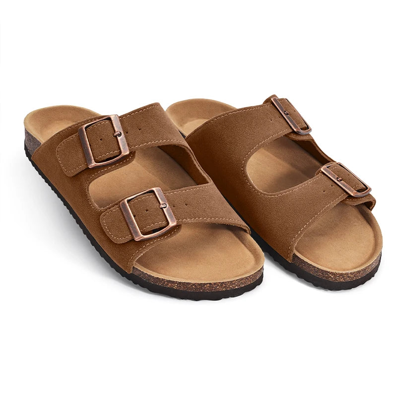 Kidmi Women’s Suede Buckle Sandals