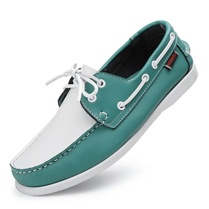 OLIVER LEATHER MOCCASIN SNEAKERS
