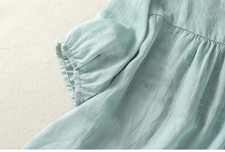 ALICE LINEN BLOUSE
