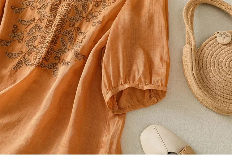 ALICE LINEN BLOUSE