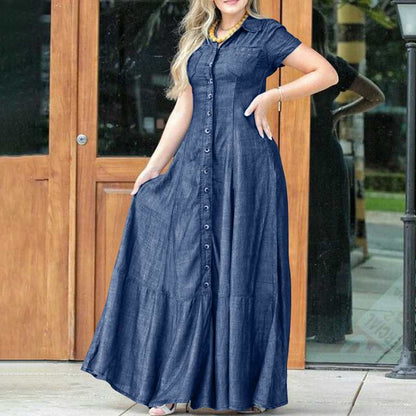  DenimGrace Shirt Dress