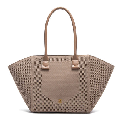 SUMMER FABRIC HOLLOW TOTE – LARGE CAPACITY BEACH BAG