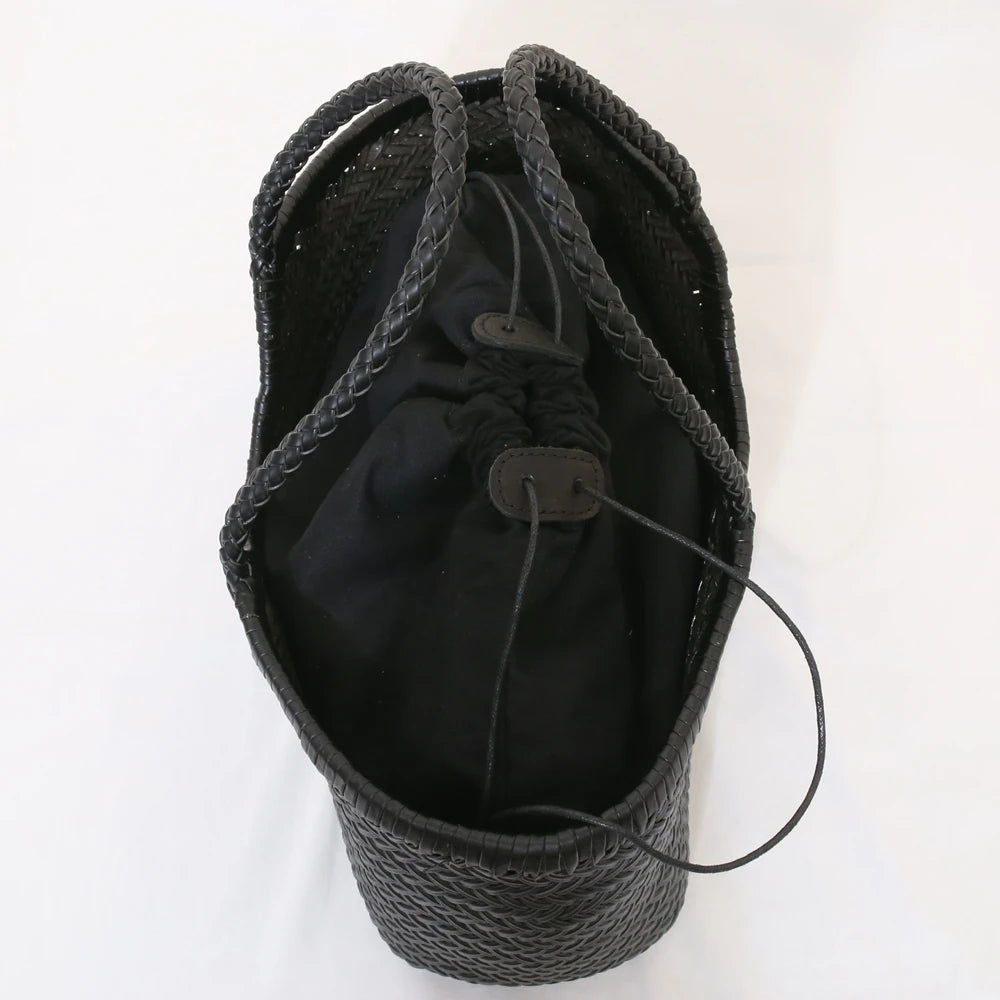 Charlotte Woven Cowhide Tote