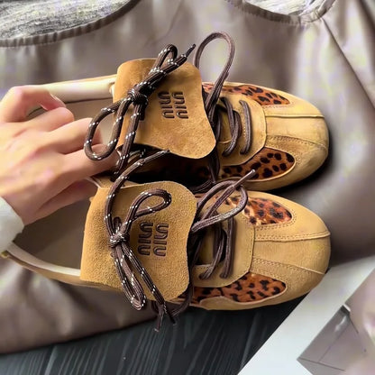 Retro Leopard Sneakers