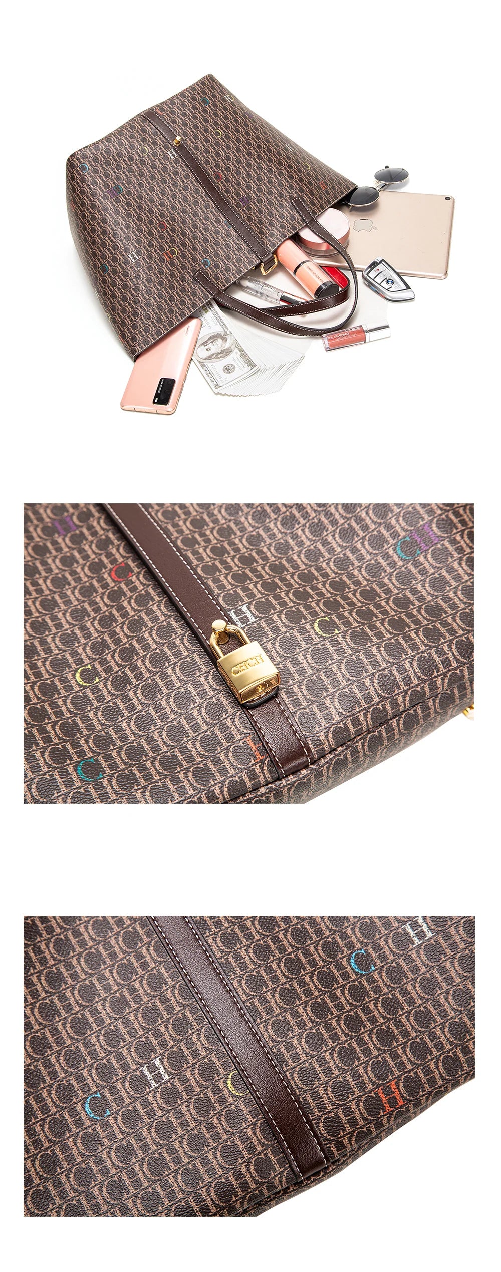 ISLA LETTERS BUCKET BAG