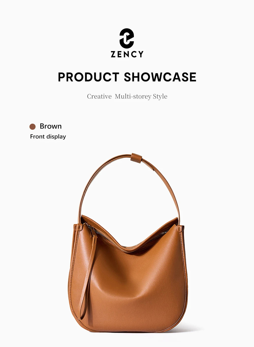 DAISY LEATHER HOBO BAG
