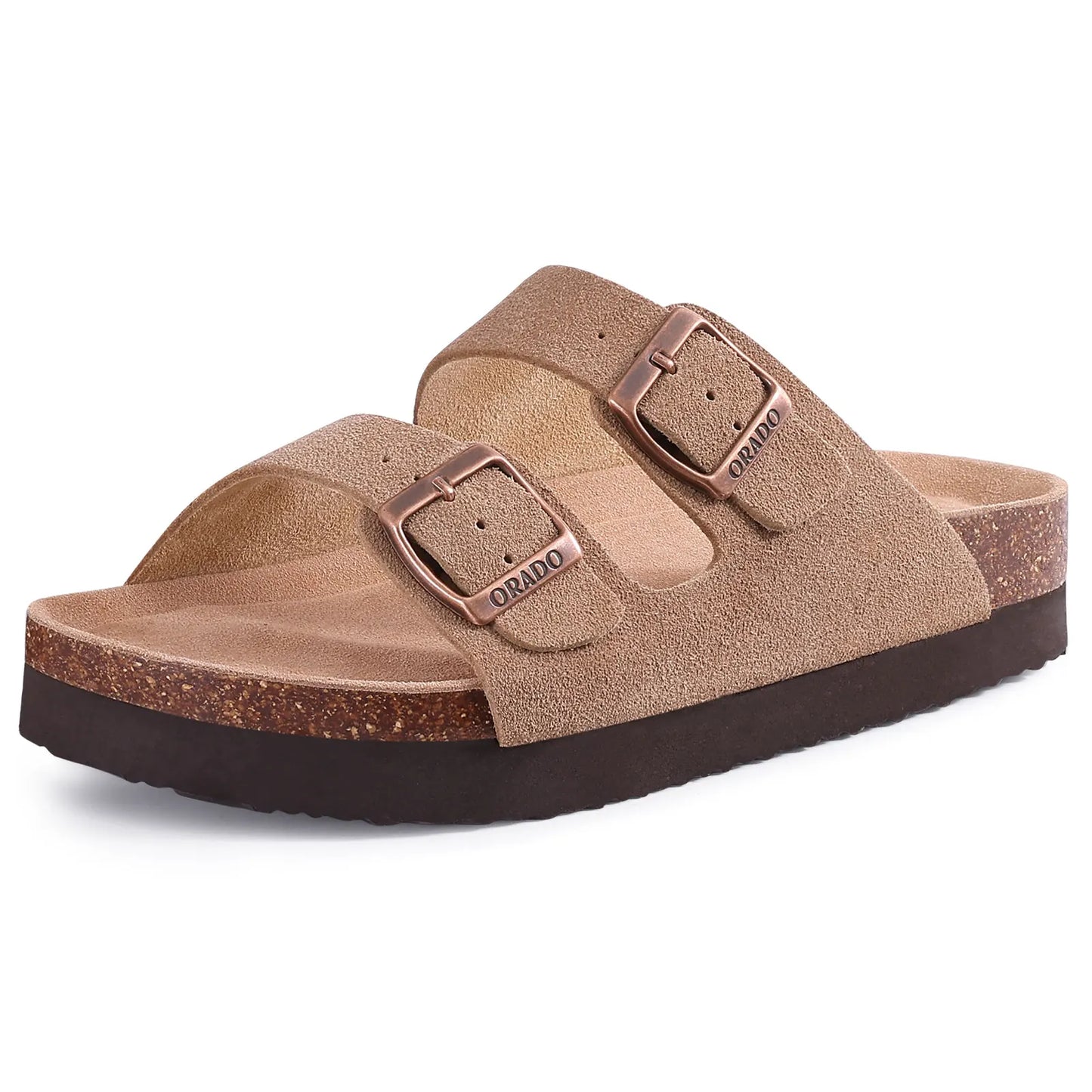 Kidmi Women’s Suede Buckle Sandals