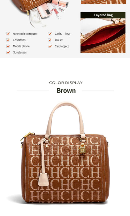 Charlotte Lettered Baguette Bag
