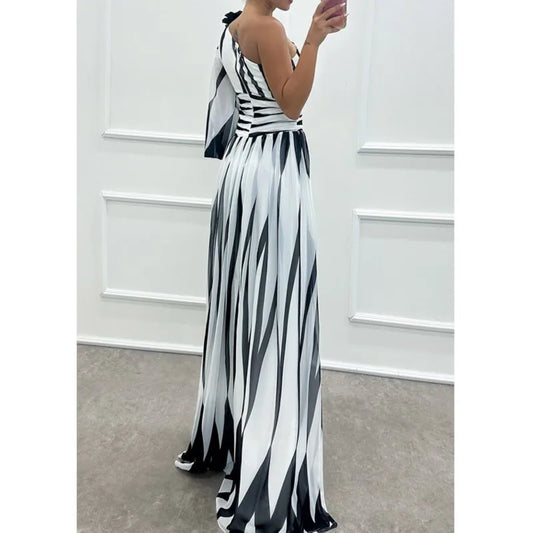 ELEGANT SPLIT MAXI DRESS