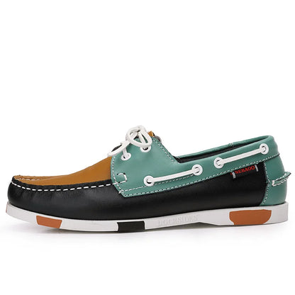 OLIVER LEATHER MOCCASIN SNEAKERS