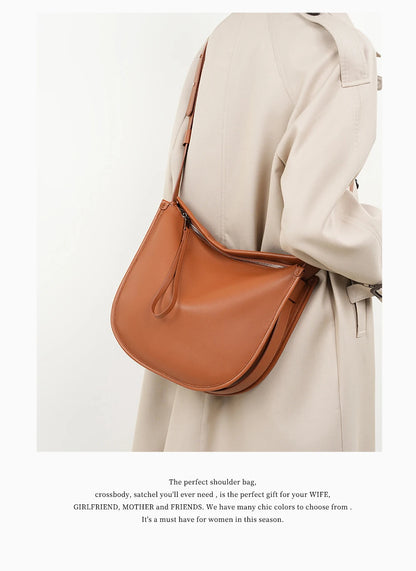 DAISY LEATHER HOBO BAG