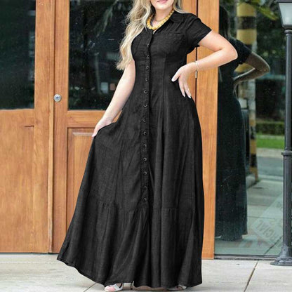  DenimGrace Shirt Dress