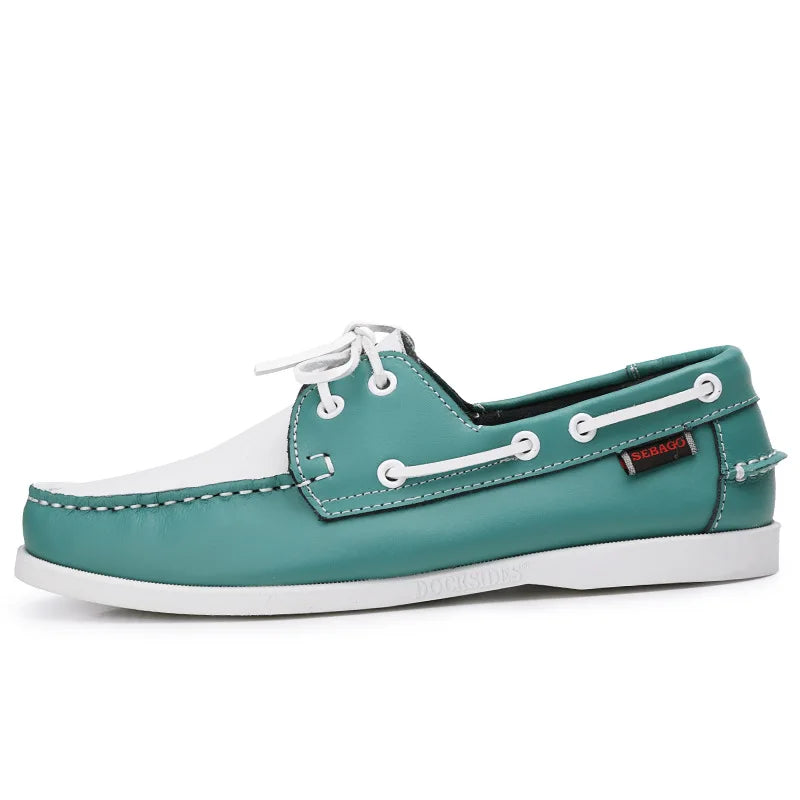 OLIVER LEATHER MOCCASIN SNEAKERS