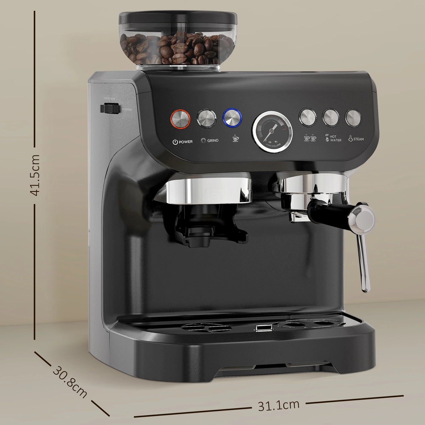 HOMCOM PROFESSIONAL ESPRESSO MACHINE