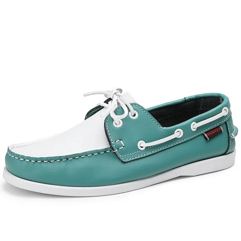 OLIVER LEATHER MOCCASIN SNEAKERS