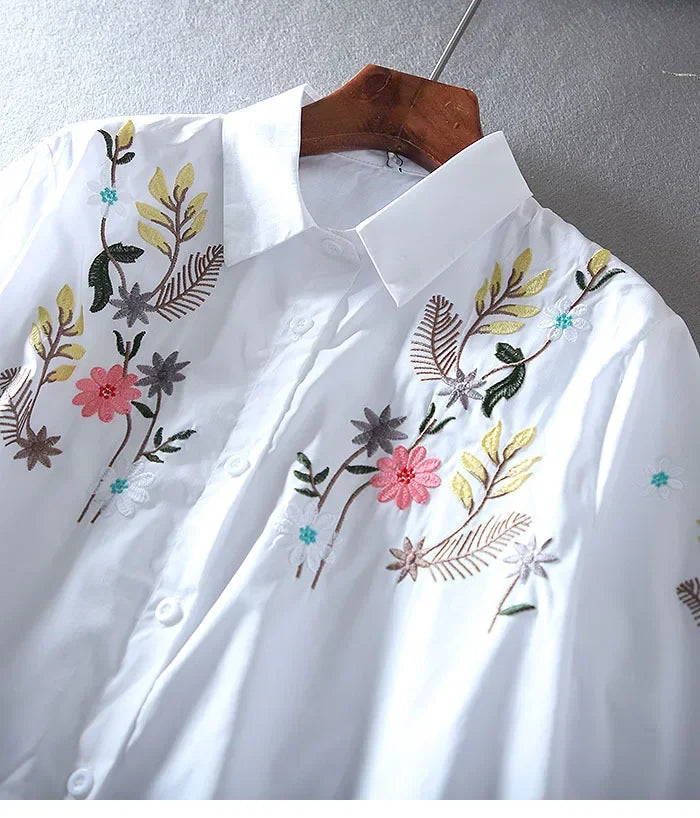 DANIELLE LINEN BLOUSE
