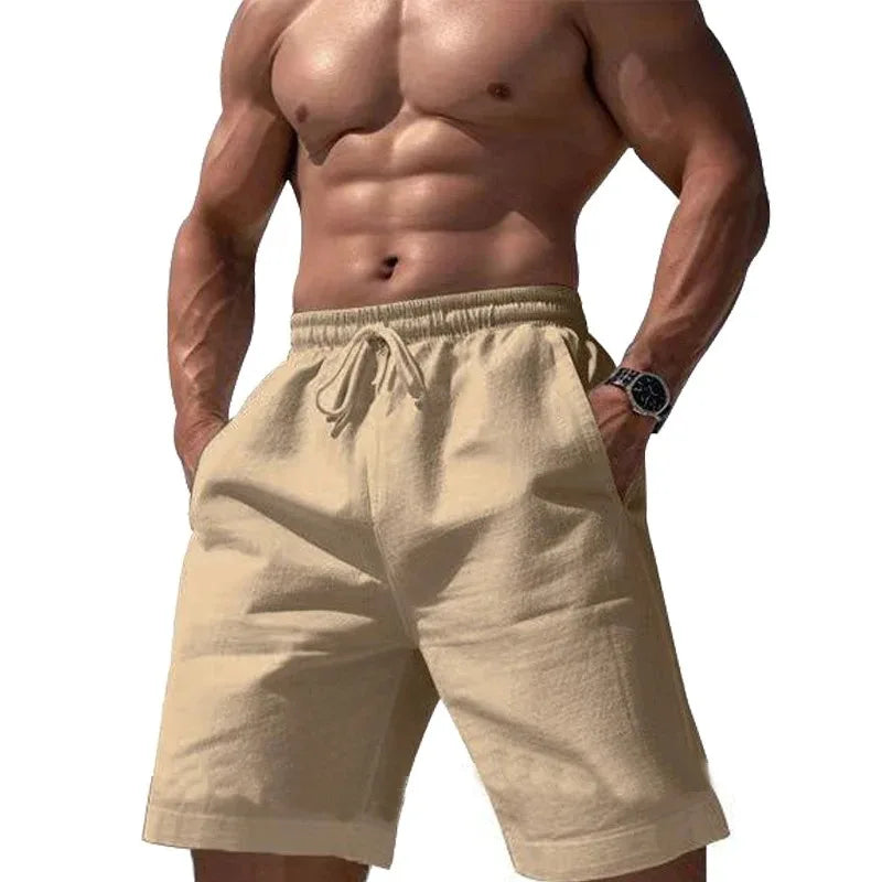 RYDER LINEN JOGGER SHORTS