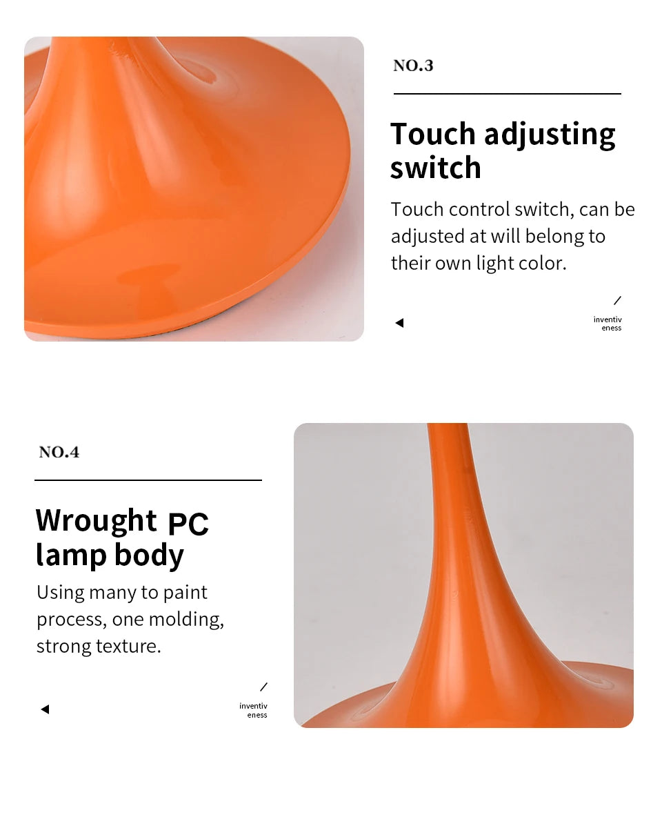 FloraTouch USB Mushroom Lamp
