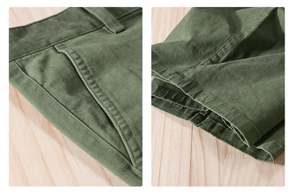 EDWARD CASUAL COTTON CARGO SHORTS