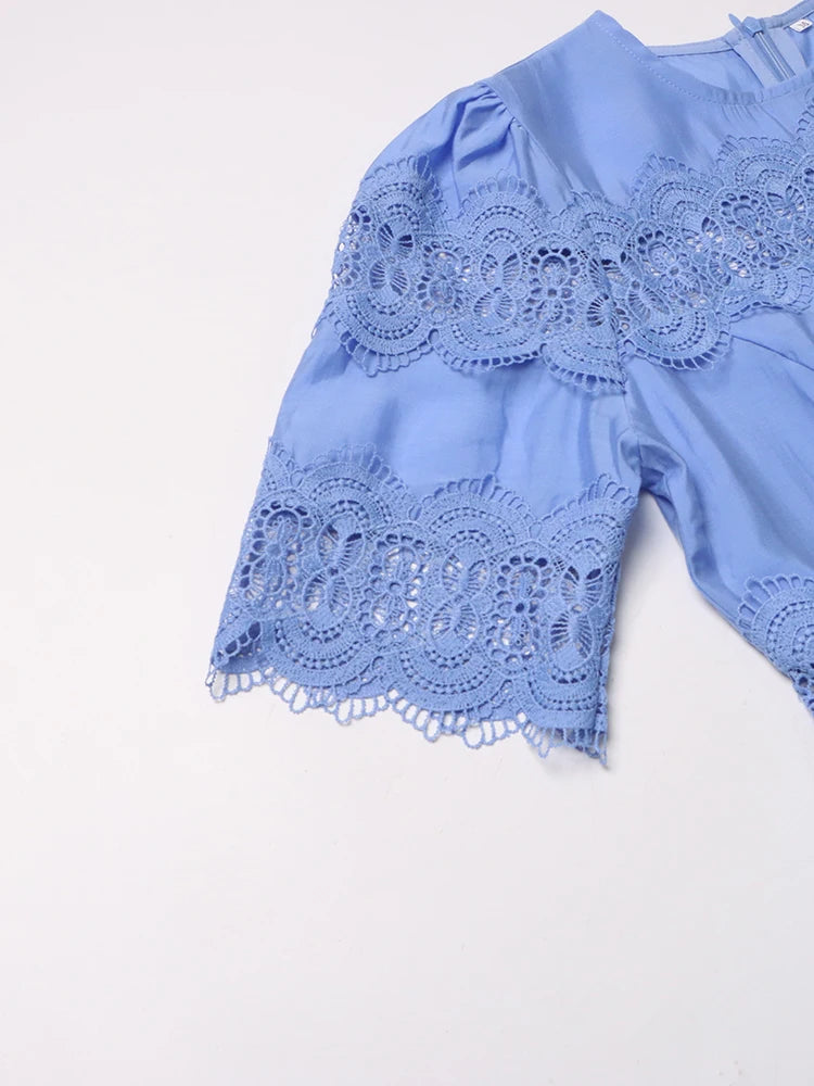 Eleanor Lace Embroidery Dress