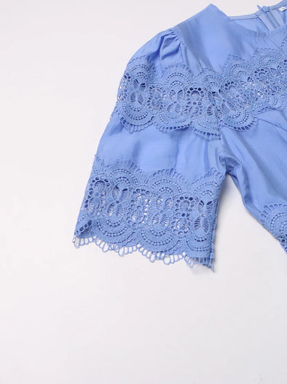 Eleanor Lace Embroidery Dress