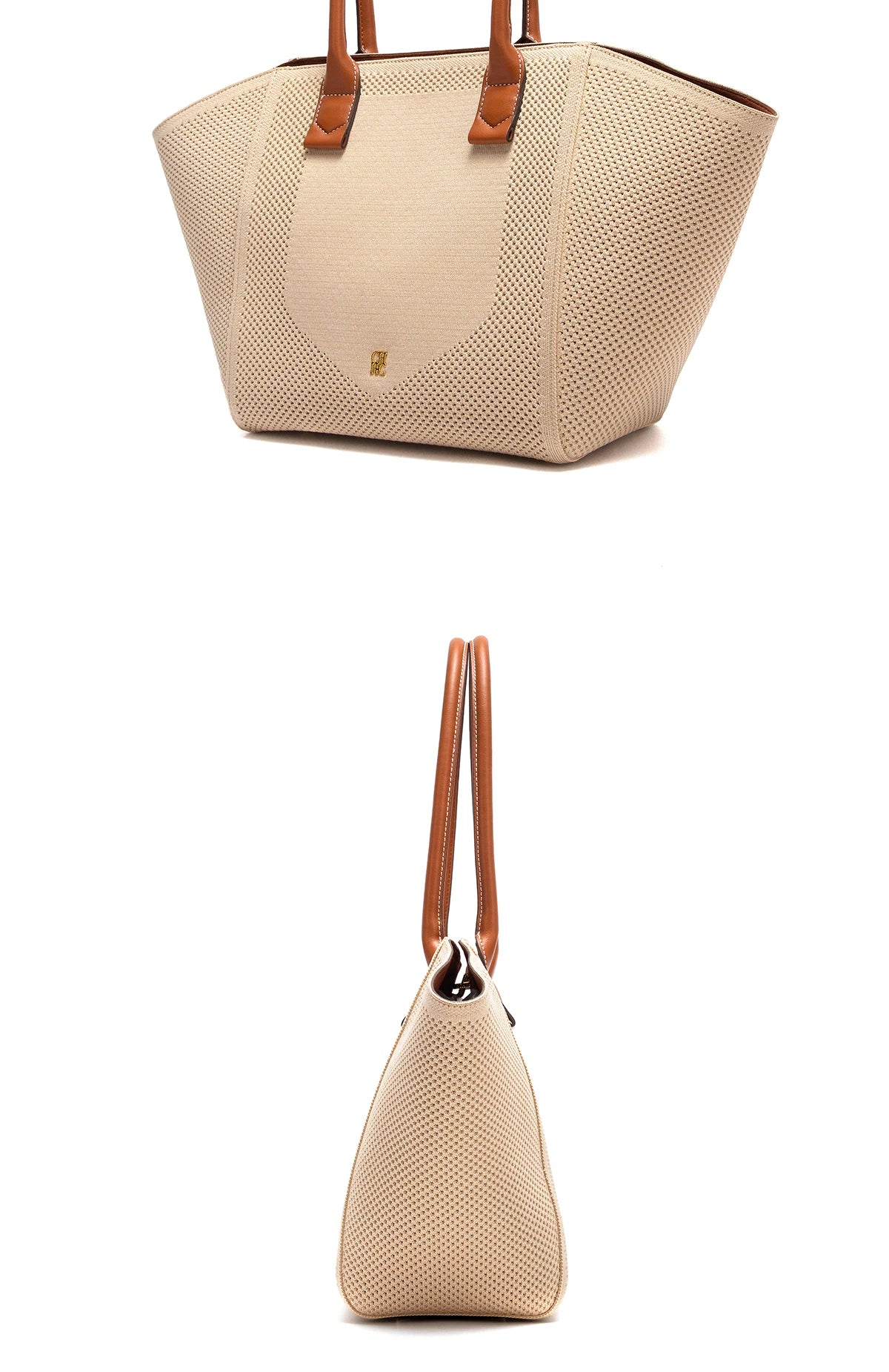SUMMER FABRIC HOLLOW TOTE – LARGE CAPACITY BEACH BAG